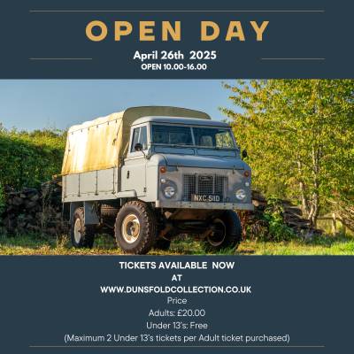 Dunsfold announces its Spring 2025 Open Day will be on 26 April!